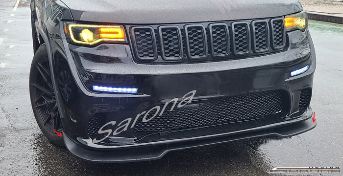 Custom Jeep Grand Cherokee  SUV/SAV/Crossover Front Lip/Splitter (2014 - 2021) - $390.00 (Part #JP-047-FA)